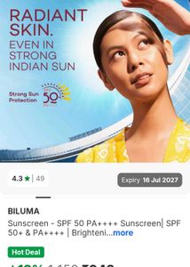 Biluma Sunscreen SPF 50