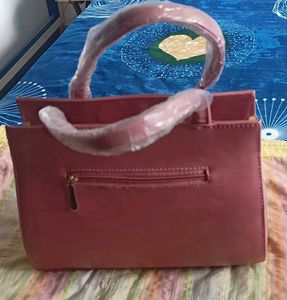 Pink Structured Tote Bag
