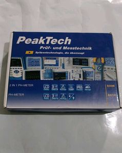 PeakTech 5305 PH-Meter 2 in 1 LCD Display IP65