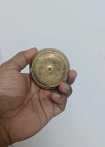 Etched Brass Vase