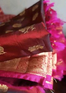 Beautiful Functional Silk Saree Without blouse