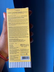 Vitamin C dot and key sunscreen