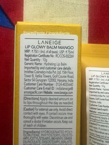 Laneige Lip Glowy Balm Mango