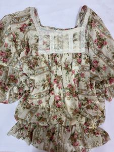 Vintage Floral TOP