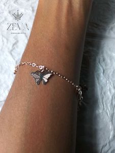 Butterfly Bracelet and Earrings