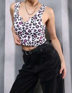 Leopard Print Tank Top