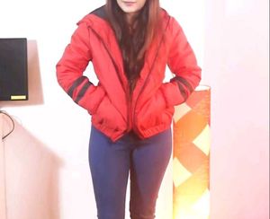 DRESSBERRY Red Striped Jacket