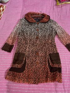 Raffy Sheer Leopard Print Jacket