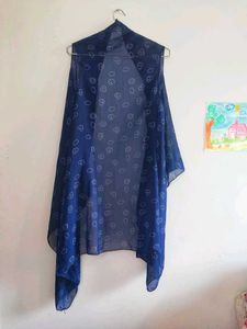 Blue Patterned Shrug
