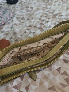 Olive Colour Krazykat Handbag