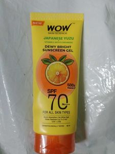 WOW Skin Science SPF 70 Sunscreen