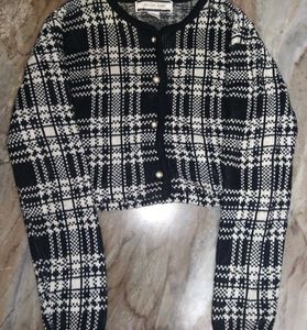 Vintage Plaid Cardigan