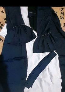 New/Unused Abaya With Dupatta Nose Piece Belt