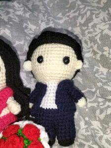 Crochet Wedding Couple Dolls