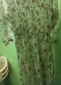 Floral Print Maxi Dress