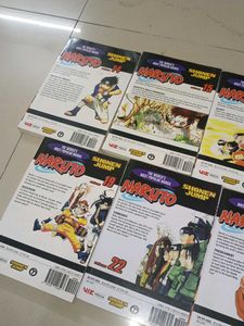 Naruto Manga Volumes 14-17, 19,22, 23