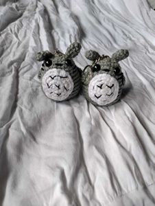Crochet Totoro Keychain