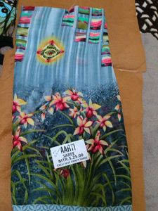 Floral Print Saree