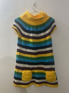 Colorful Knit Dress