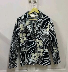 Floral Print Blazer