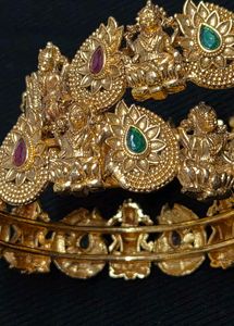 Gold Tone Bangles - Set of 2