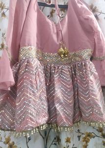 Beautiful Peplum Top , Skirt N Dupatta