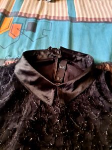 Black Sheer Top