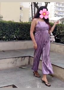 Shiny Purple Jumpsuit