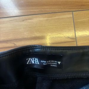 Zara Faux Leather Leggings