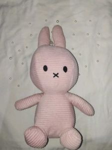 Imported Ribbed Pink Miffy Plushie