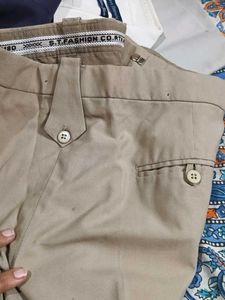 Vintage Tan Button-Down Shirt
