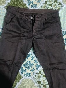 Brown Casual Pants