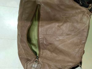 Leather Hobo Bag Made in Italy Tag Not Present