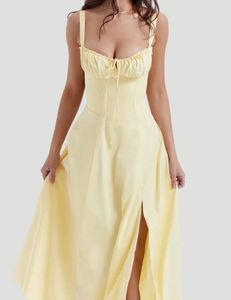 Yellow Sundress with Slit