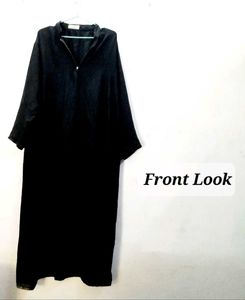 Black Straight Abhaya Abaya Burqa Burkha