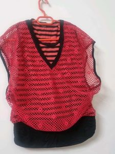 Pink Mesh Top