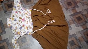 Floral &amp; Brown Dress