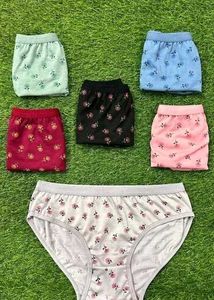 Floral Print Briefs XL Size  - Pack of 6 (E)