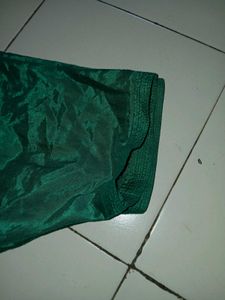 Green And White Dress
