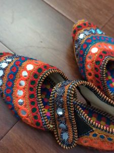 Ethnic Embroidered Flats