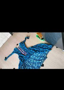 Blue Printed Kurta