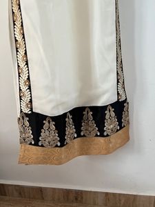 Off White Kurti With Machine Embroidery | XS | Sli