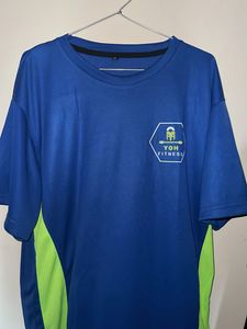 FITNESS BLUE TSHIRT HIGH QUALITY