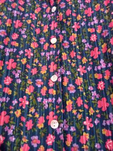 Floral Button Up Top