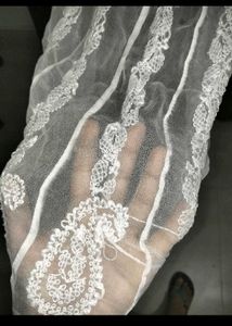 White Anarkali Kurt