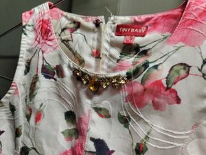 A Branded Frock Tiny Baby