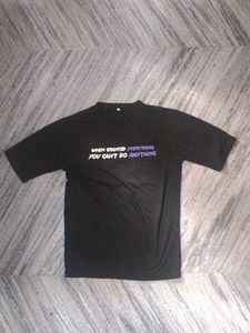 Graphic Print Black T-Shirt