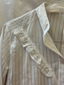 Striped Ruffle Blouse