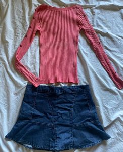 Pink Knitted Top💅🌷🍉🎀