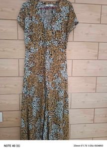Flower Print Full Length One Piece